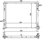 NRF 53928 Radiator, engine cooling