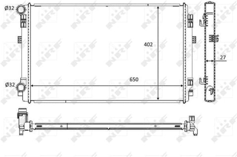 NRF 58453 Coolant Motor