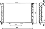 NRF 58216 Radiator, engine cooling