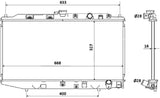 NRF 506728 Radiator, engine cooling