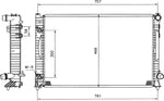 NRF 51586 Radiator, engine cooling