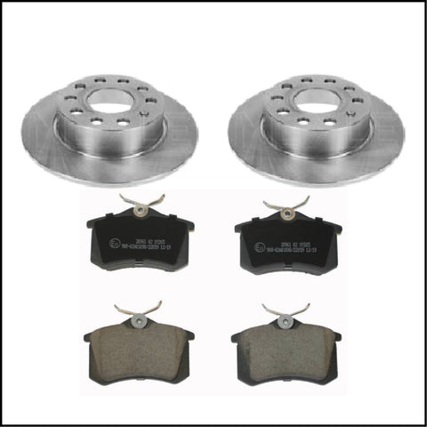 FITS AUDI A3 1.6, 1.9, 2.0 FSI TDI REAR BRAKE PADS & DISCS 03-13