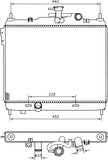 NRF 53360 Radiator, engine cooling