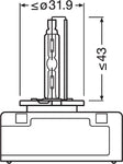 OSRAM XENARC ORIGINAL D1S HID Xenon discharge bulb, discharge lamp, OEM quality OEM, 66140-1SCB, softcover box (1 lamp)