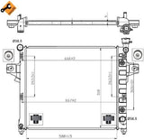 NRF 53031 Radiator, engine cooling