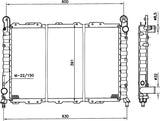 NRF 58996 Radiator, engine cooling