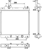 NRF 53078 Radiator, engine cooling