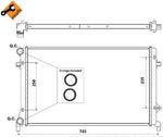 NRF 53405 Radiator, engine cooling