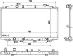 NRF 53971 Radiator, engine cooling