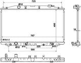 NRF 53971 Radiator, engine cooling