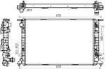 NRF 53116 Radiator, engine cooling