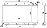 NRF 53696 Radiator, engine cooling