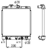 NRF 516356 Radiator, engine cooling