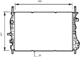 NRF 53741 Radiator, engine cooling