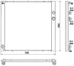 NRF 53100 Radiator, engine cooling