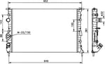 NRF 58025 Radiator, engine cooling