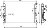 NRF 58025 Radiator, engine cooling