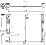 NRF 50564 Radiator, engine cooling