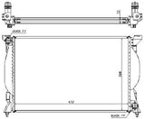 NRF 53720 Radiator, engine cooling