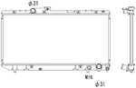 NRF 58238 Radiator, engine cooling