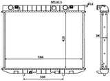 NRF 53940 Radiator, engine cooling