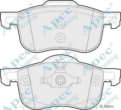 AUTOMOTIVE POWER EQUIPMENT CO PAD1075 Brake Pad