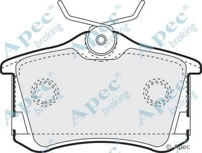 AUTOMOTIVE POWER EQUIPMENT CO PAD1249 Brake Pad