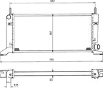 NRF 509500 Radiator, engine cooling