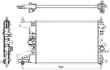 NRF 53155 Radiator, engine cooling