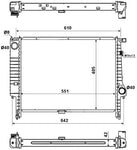 NRF 58117 Radiator, engine cooling