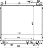 NRF 53914 Radiator, engine cooling