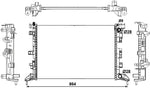 NRF 53066 Radiator, engine cooling