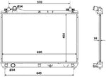 NRF 53915 Radiator, engine cooling