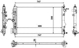 NRF 53774 Radiator, engine cooling