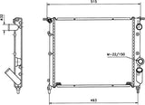 NRF 516259 Radiator, engine cooling