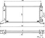 NRF 529500 Radiator, engine cooling