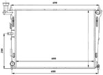 NRF 53845 Radiator, engine cooling