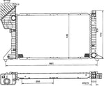 NRF 50558 Radiator, engine cooling