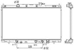 NRF 53574 Radiator, engine cooling