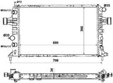 NRF 58178 Radiator, engine cooling