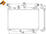 NRF 53751 Radiator, engine cooling