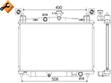 NRF 53751 Radiator, engine cooling