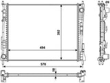 NRF 53991 Radiator, engine cooling