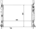 NRF 53001 Radiator, engine cooling