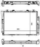 NRF 55332 Radiator, engine cooling