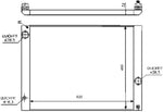 NRF 53728 Radiator, engine cooling