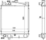 NRF 53881 Radiator, engine cooling