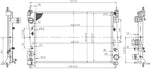 NRF 53455 Radiator, engine cooling