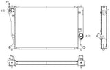 NRF 53768 Radiator, engine cooling