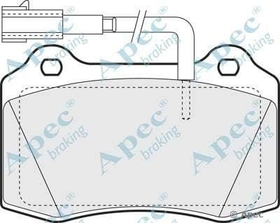 AUTOMOTIVE POWER EQUIPMENT CO PAD1297 Brake Pad